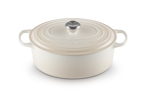 Le Creuset 6.3L Oval French Oven - Meringue