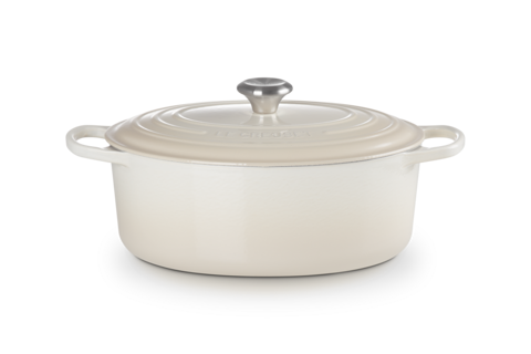 Le Creuset 6.3L Oval French Oven - Meringue