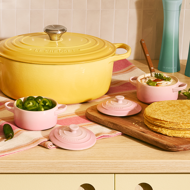 Le Creuset 0,25L Mini Cocotte ronde - Shell Pink