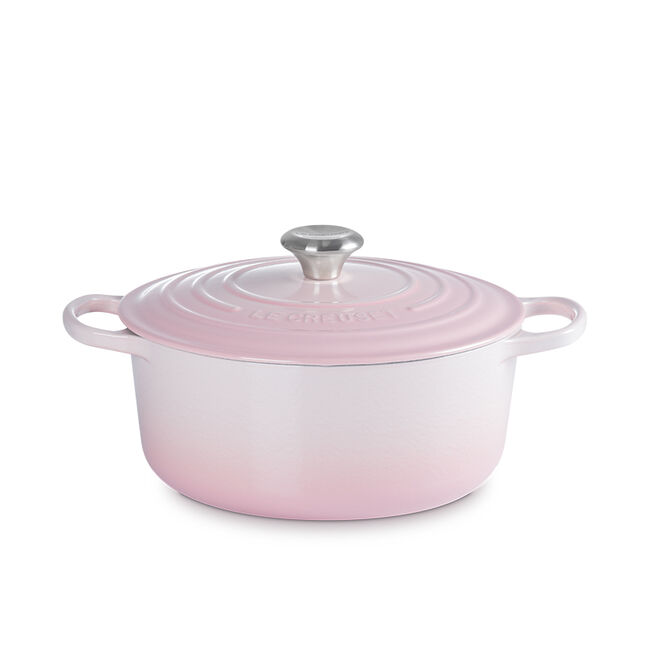 Le Creuset 5.3L Round French Oven - Shell Pink