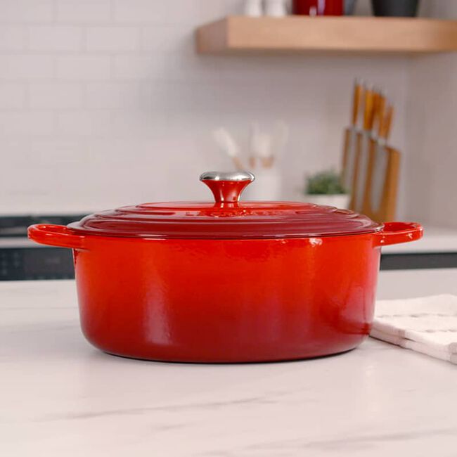 Le Creuset 6.3L Oven français Oval - Cerise