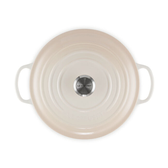 Le Creuset 6.7L Signature Round French Oven - Meringue