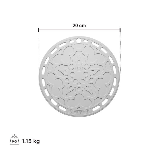 Le Creuset Français Silicone Trivet - Meringue