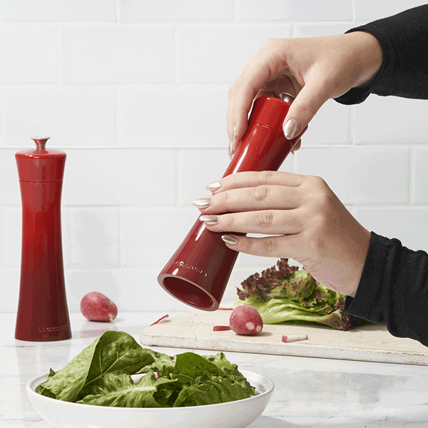 Le Creuset Minimalist 20cm Salt Mill - Cerise