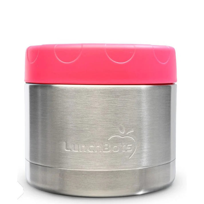 Lunchbots Wide Thermal Food Container 12oz - Pink