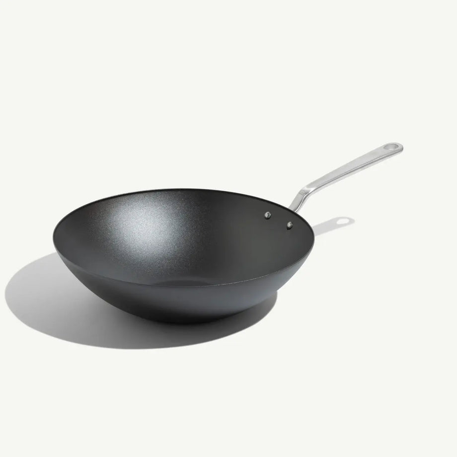 MADE IN Cookware 13.5" Seasoned Carbon Steel Wok