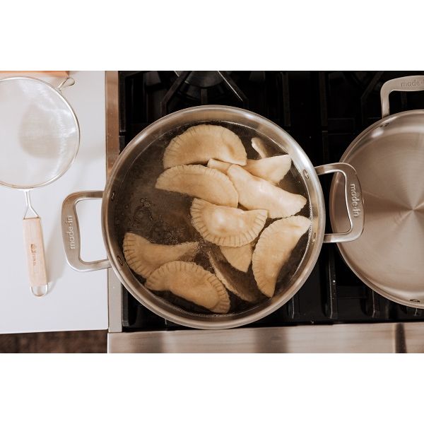 MADE IN Cookware 6 QT 5-ply Stainless Steel Stock Pot