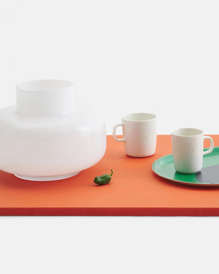 Marimekko Oiva Large Mug / 400 ml / 13.5 oz- UNIKKO White