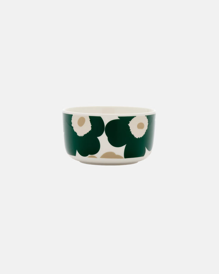Marimekko Oivo Bowl / 12.5cm /4.9" - UNNIKO Green / Beige