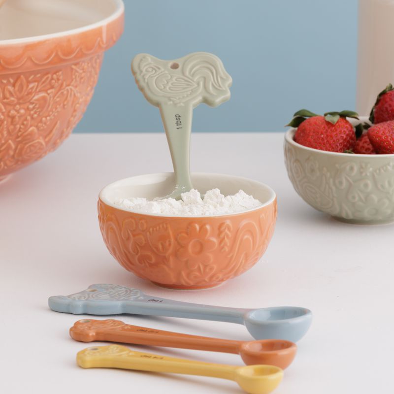 Mason Cash Home to Roost Measuring Spoons - Set of 4