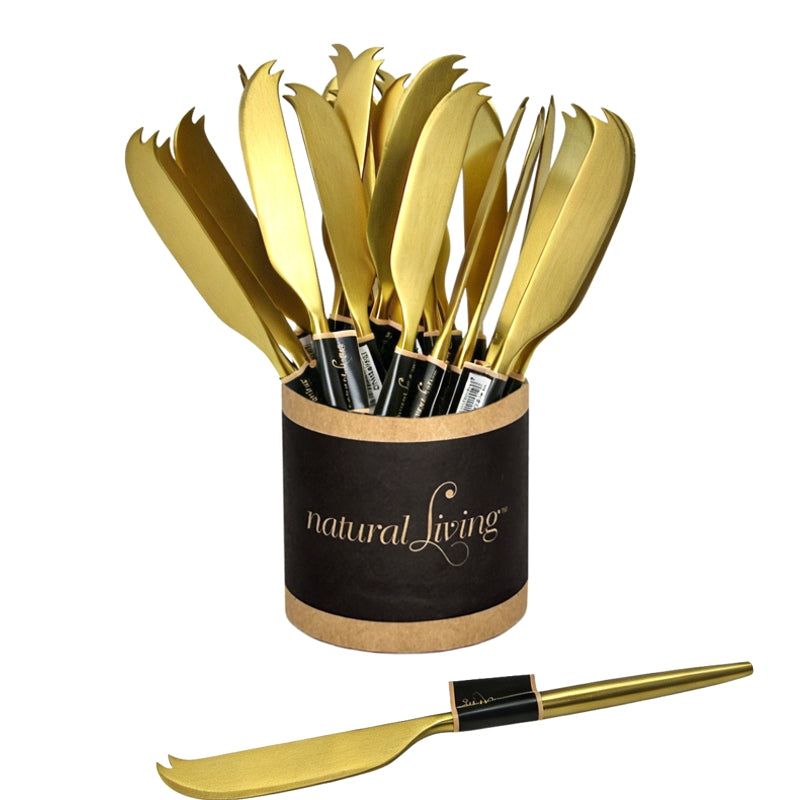 Natural Living Small Knife - Gold