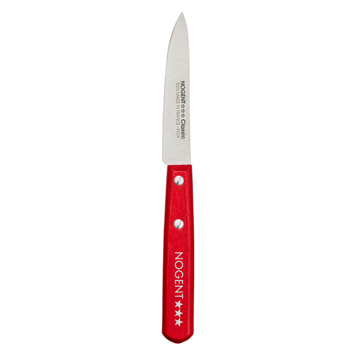 Nogent French Paring Knife 3.5" - Red