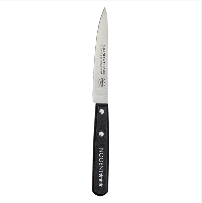 Nogent French Utility & Tomato Serrated Knife 4.25" -  Black