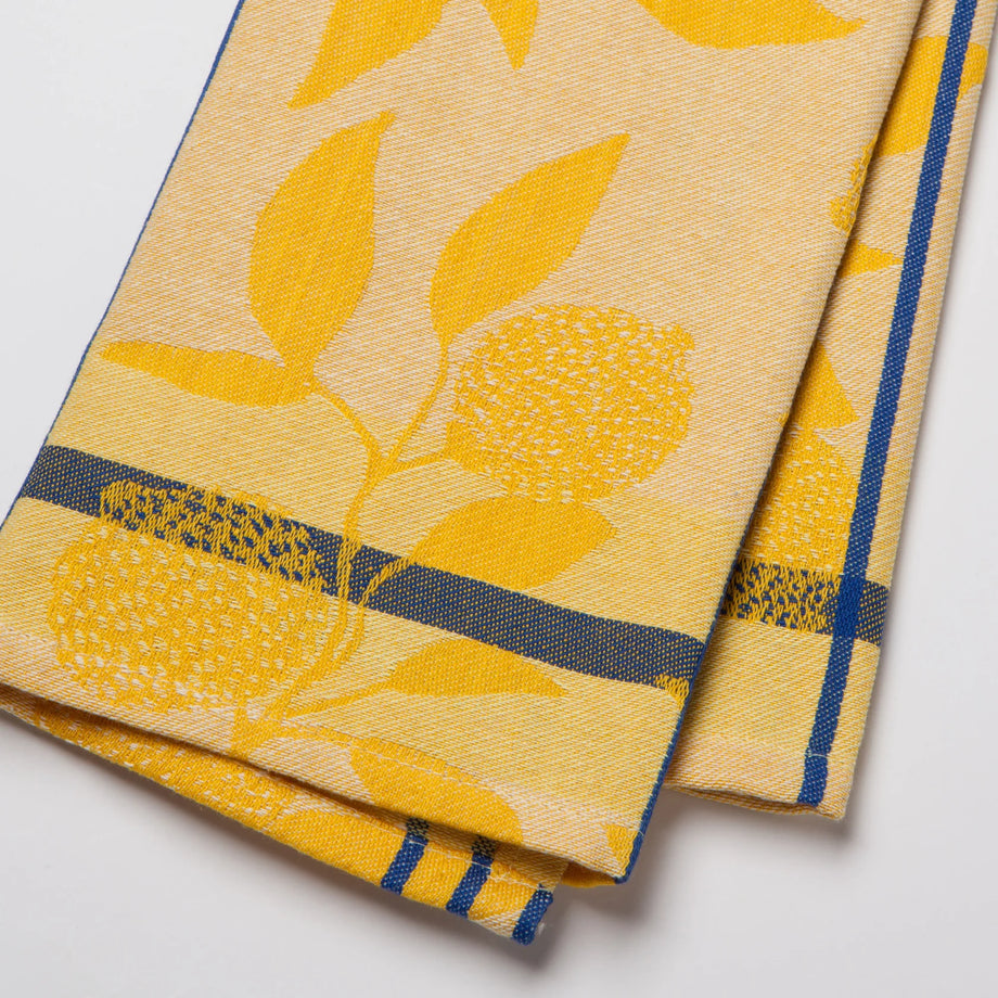 Now Designs Cotton Dishtowel - Lemons Jacquard