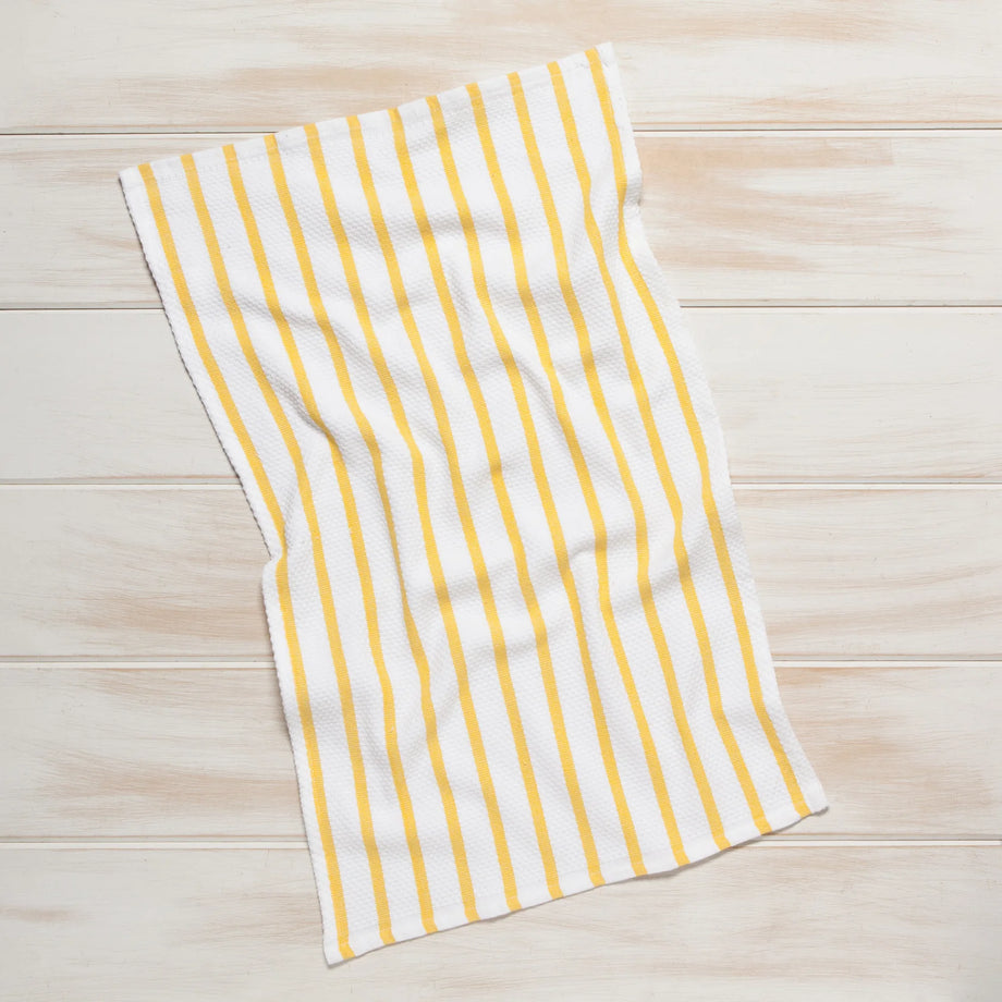 Now Designs Basketweave Dishtowel - Lemon