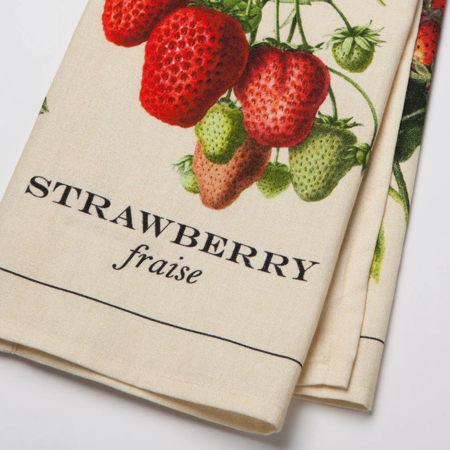 Now Designs Dishtowel - Vintage Strawberries