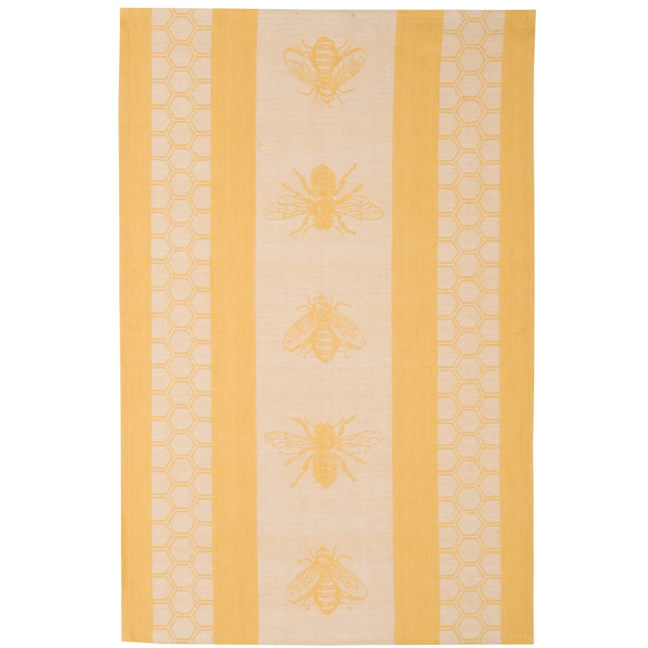 Now Designs Jacquard Dishtowel - Honeybee