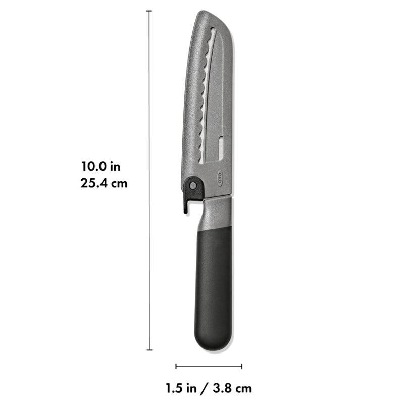OXO Serrated Utility Knife 5" - Black