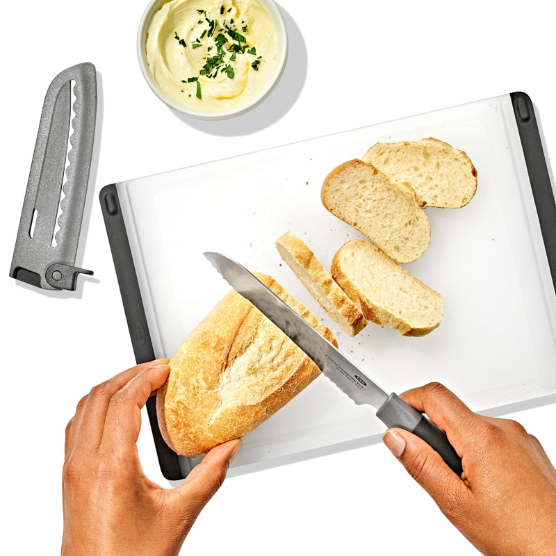 OXO Serrated Utility Knife 5" - Black