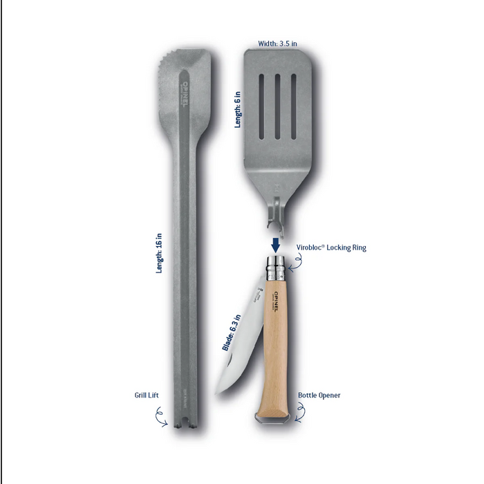 Opinel Barbecue set - 3pc