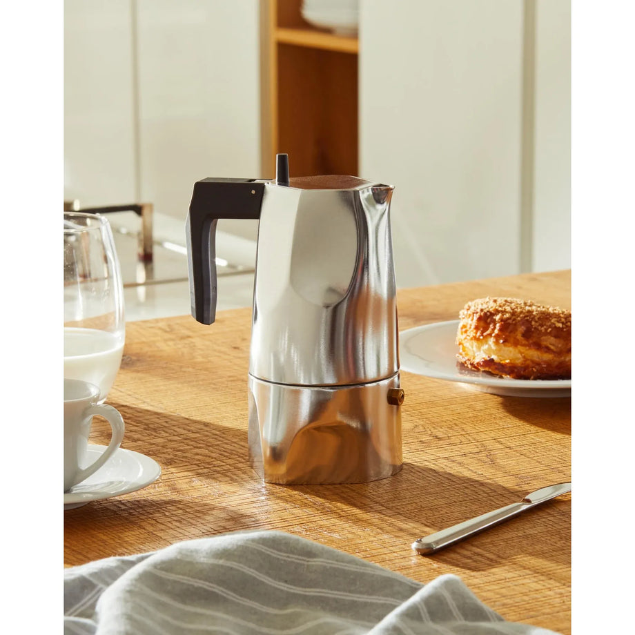 Alessi Espresso Coffee Maker MT18/6 – Ossidiana
