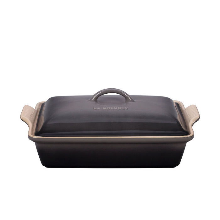 Le Creuset 3.8L Rectangular Casserole with Lid - Oyster