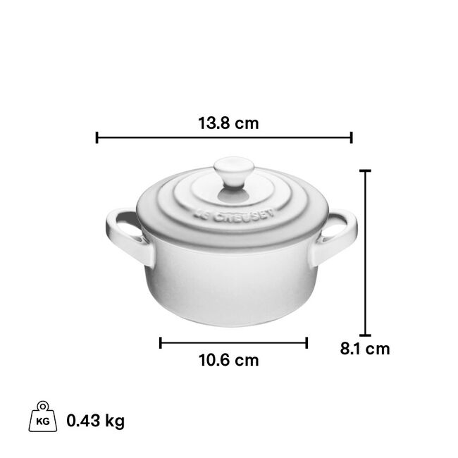Le Creuset 0.25L Mini Round Cocotte - Cerise