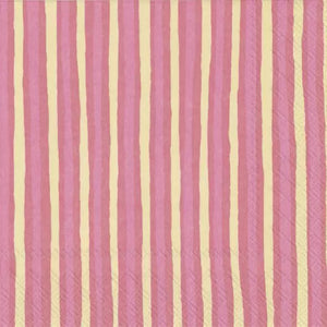 Marimekko Paper Cocktail Napkins - PICCOLO pink cream