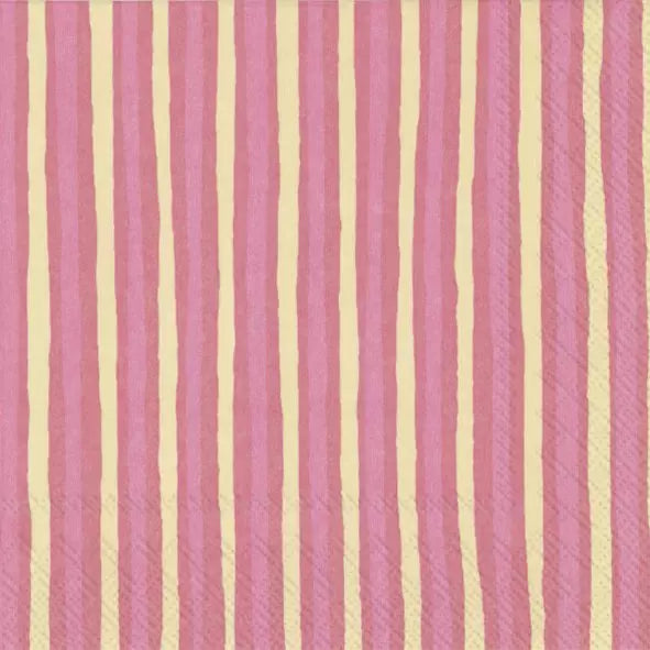 Marimekko Paper Lunch Napkins - PICCOLO pink cream
