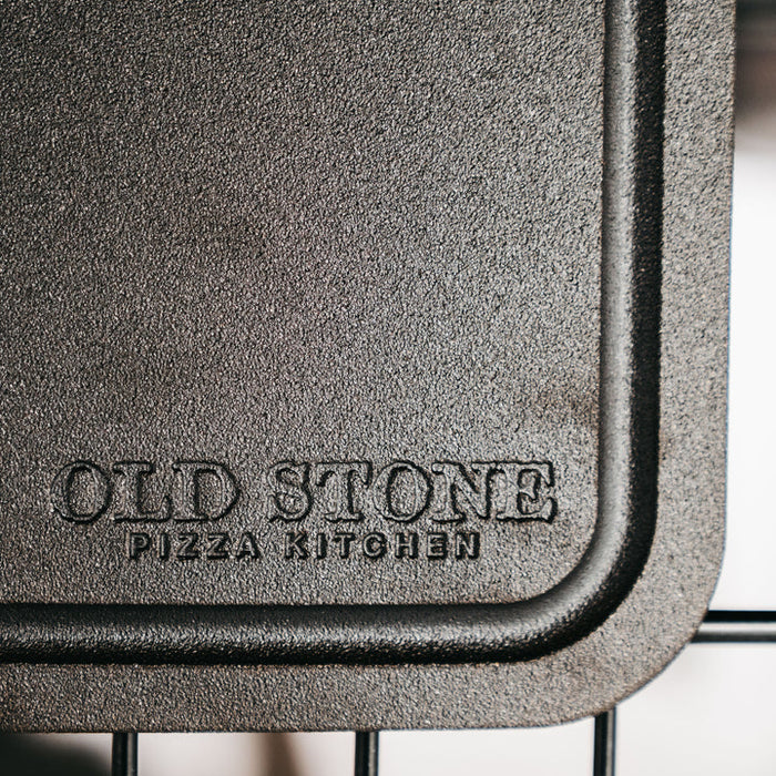 Old Stone Pizza Steel with Moat - 14x14" / 1/4"
