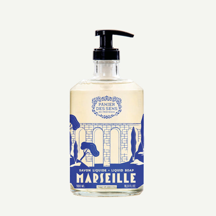 Panier des Sens Liquid Marseille Soap Glass Bottle - Olive