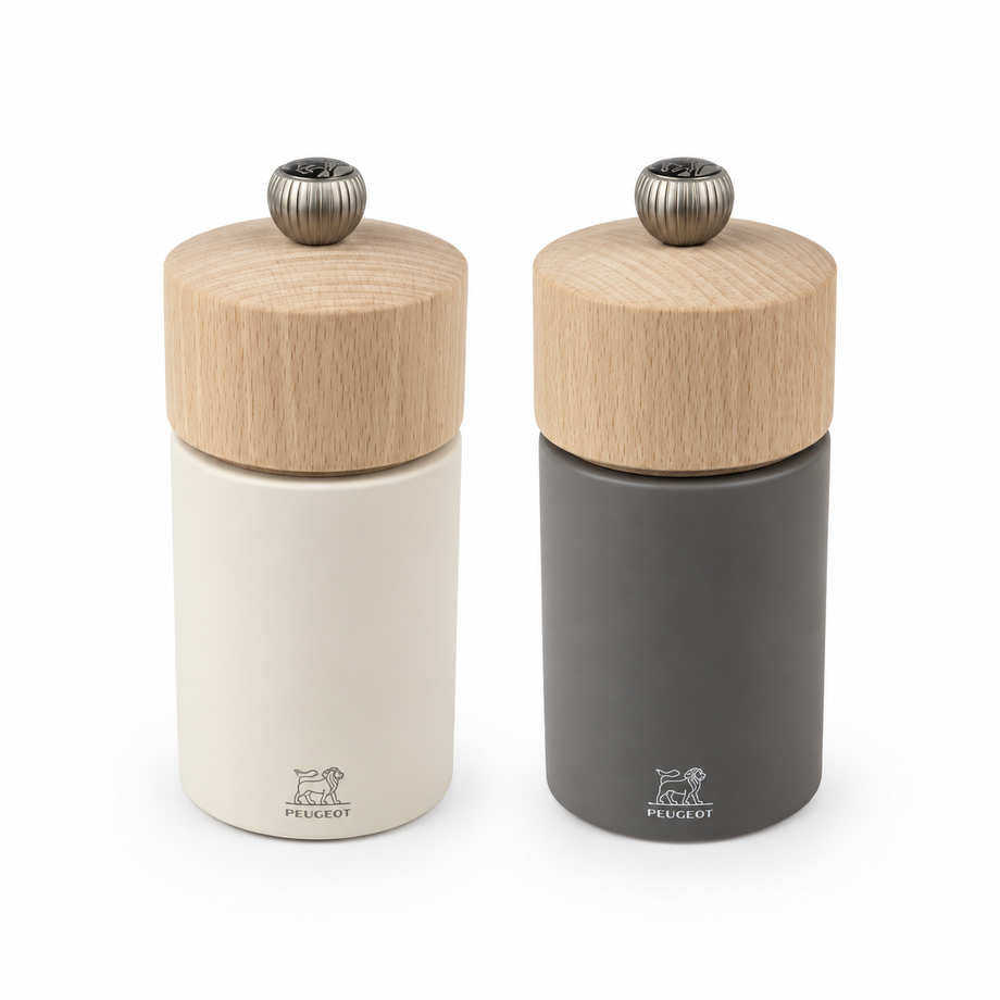 Peugeot Boreal Salt and Pepper Mill Set – Rock Gray & Feather White / 12cm