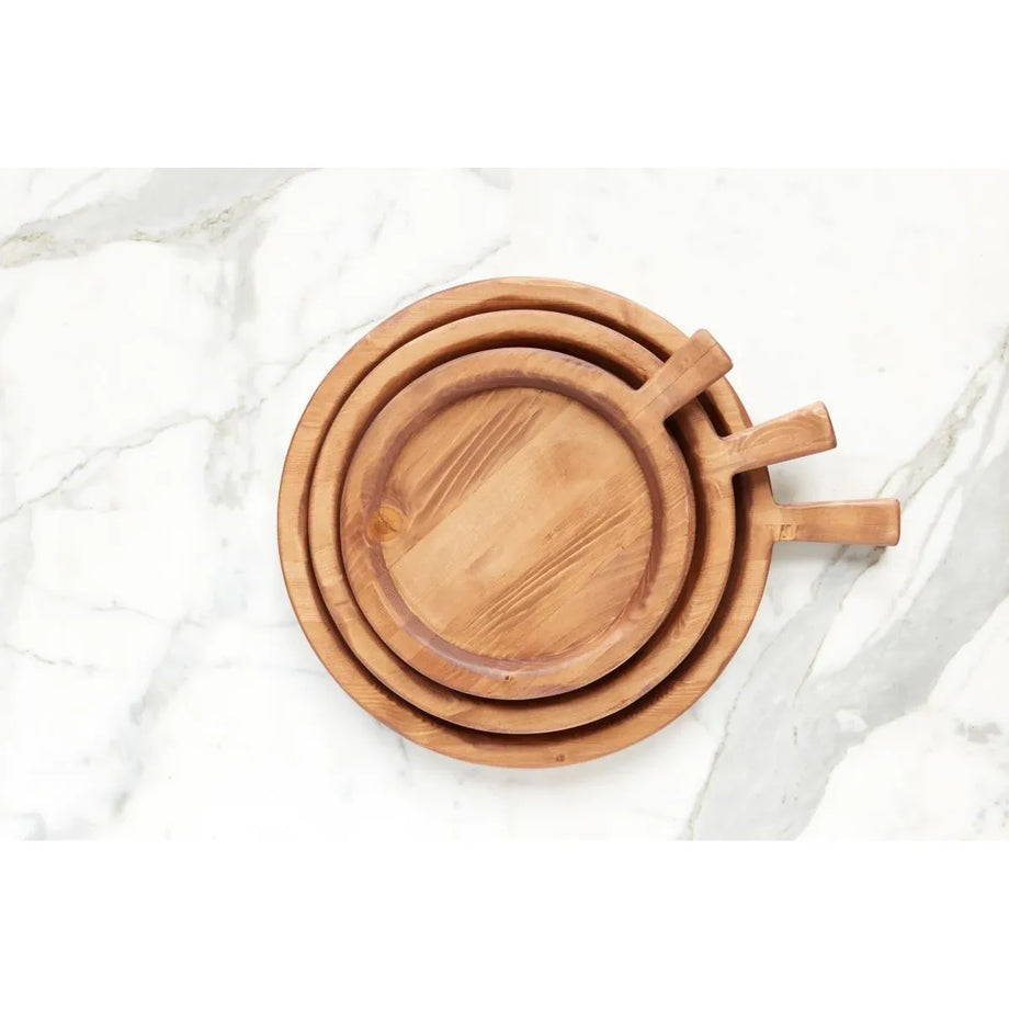 EtuHOME Classic Serving Round Tray - Medium