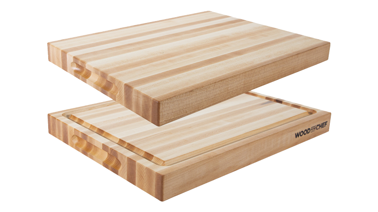 JMN Maple Cutting Board with Juice Groove - 20" x 16" X 1.5"