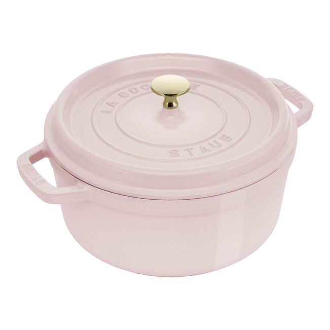 STAUB Cast Iron Round Cocotte  3.7 L - Sorbet Rose