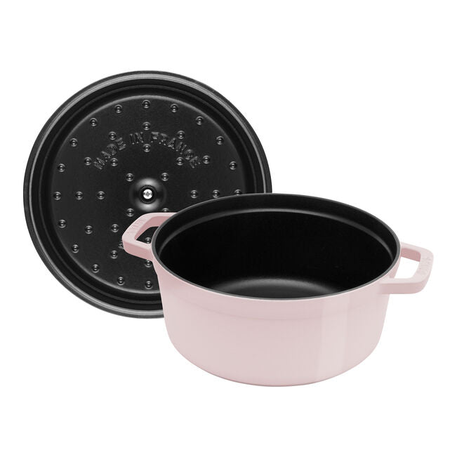 STAUB Cast Iron Round Cocotte  3.7 L - Sorbet Rose