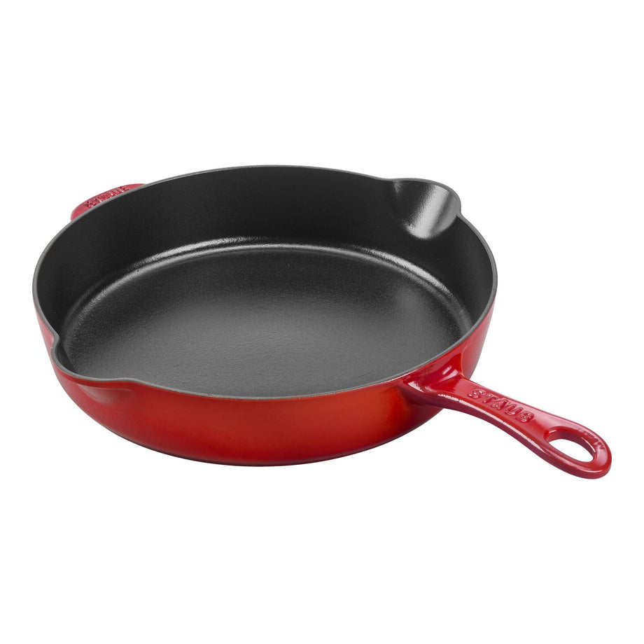 STAUB Cast Iron Traditional Deep Frypan 22 cm / 8.5 inch  - Cherry