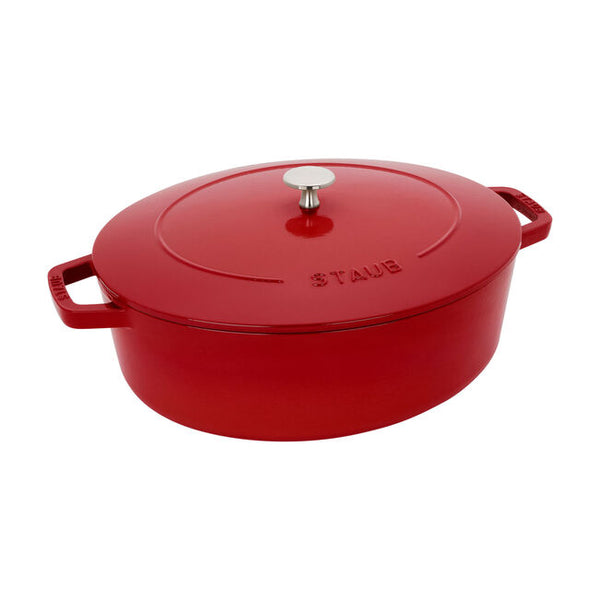 STAUB Cast Iron Oval La Cocotte 6L - Cherry — Cookery