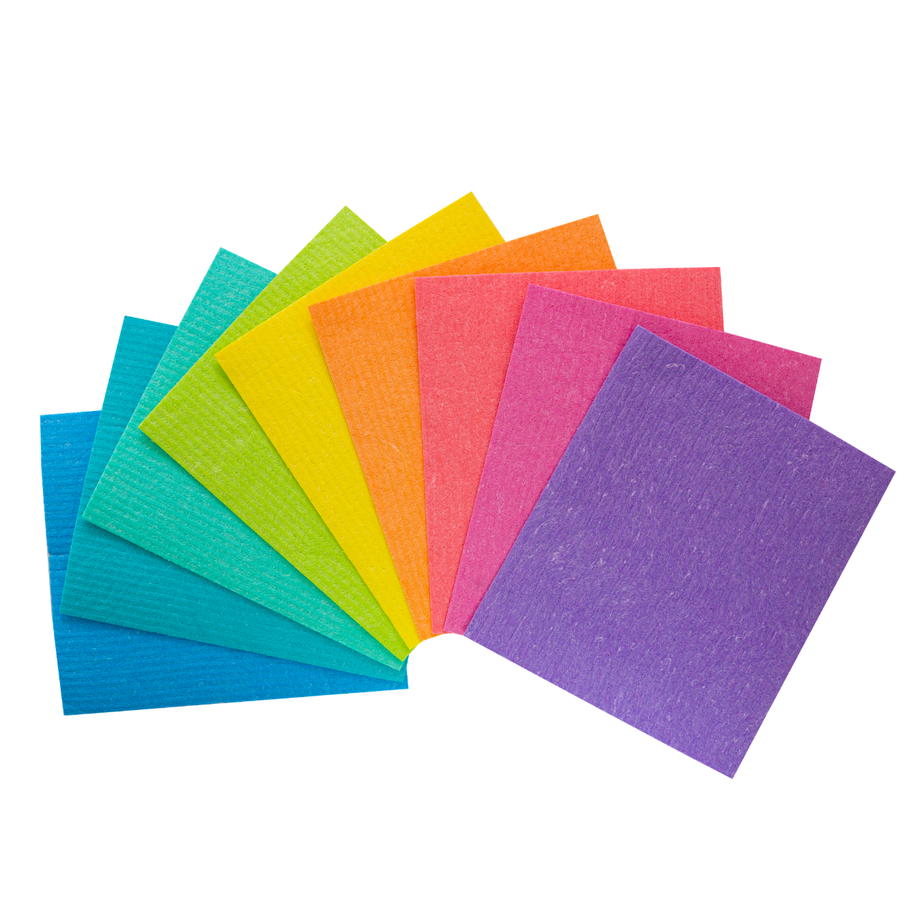 World's Best Swedish Dishcloths – Set of 2 – Assorted Colours