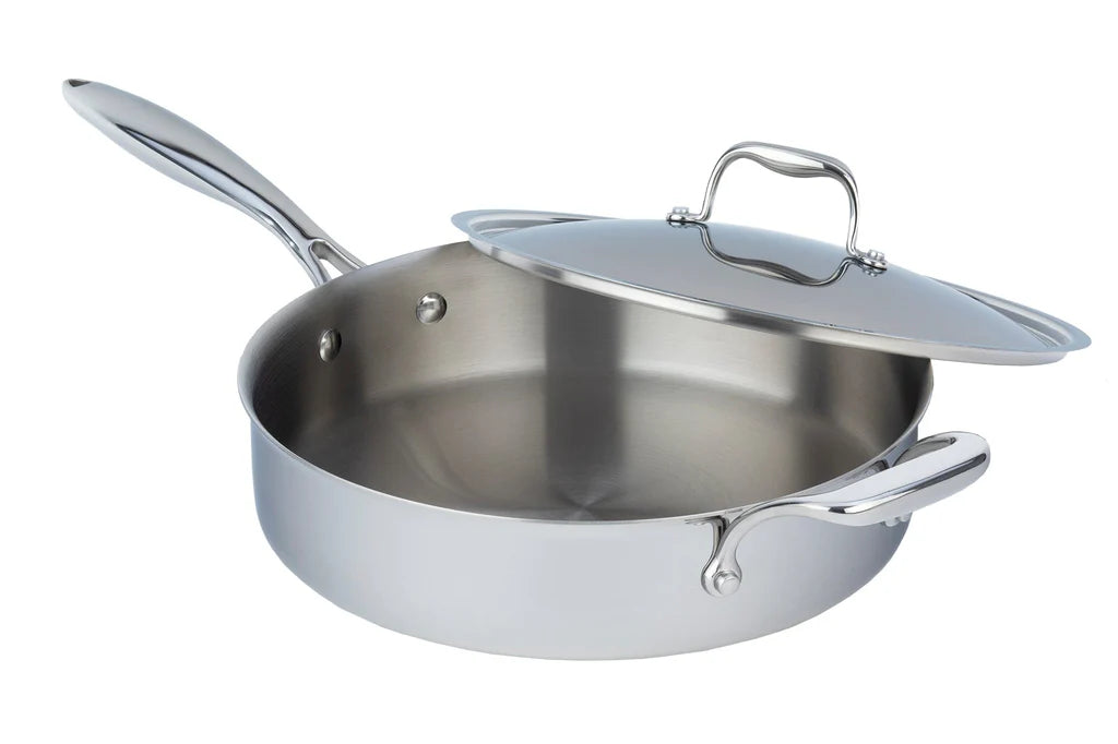 Meyer SuperSteel  Stainless Steel Sauté Pan with Lid - 4.2 L