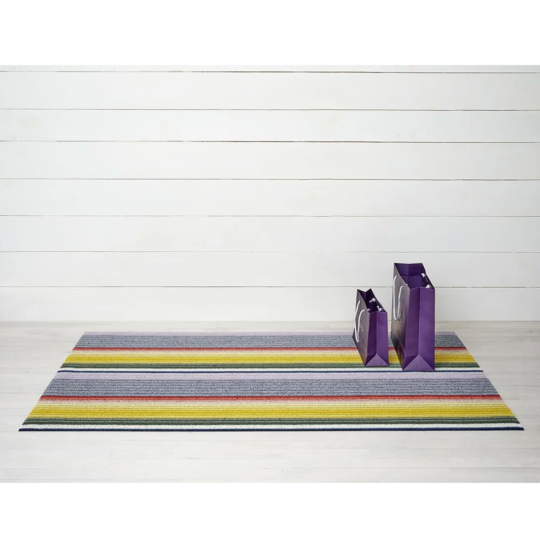 Chilewich Blue Stripe Woven Indoor/Outdoor Floormat 36x60 + Reviews