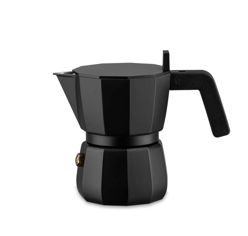 Alessi Moka Espresso Coffee Maker – 3 Cup Black