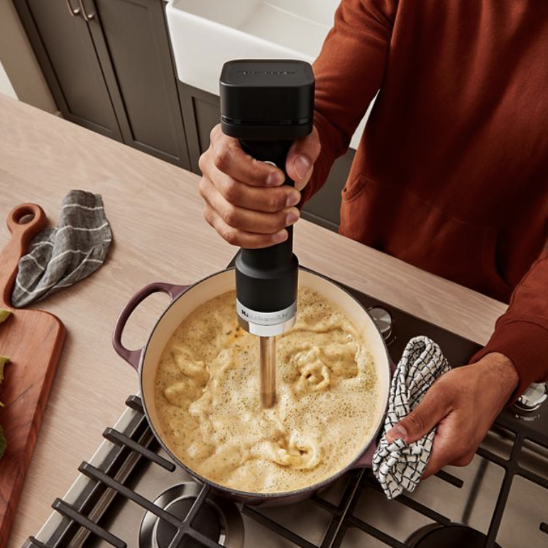 KitchenAid Go™ Cordless Hand Blender with Accessories - Black Matte - Battery Not Included