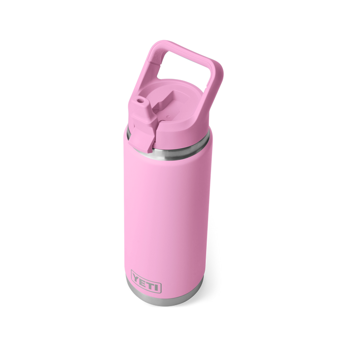 YETI Rambler® 769 ML Water Bottle with Colour-Matched Straw Cap - Power Pink