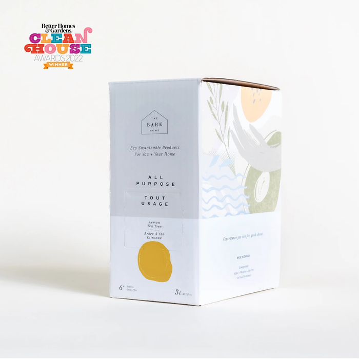 The Bare Home All Purpose Cleaner 3L Refill Box - Lemon Tea Tree