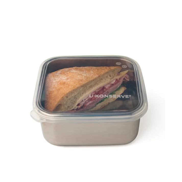 Ukonserve  Stainless Steel Food Storage Container 30 oz - Clear