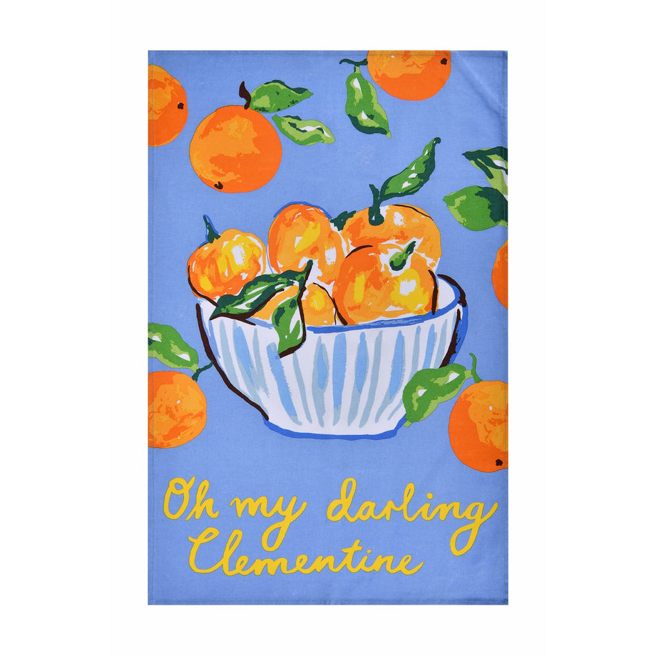 Ulster Weavers Summer Fruits Cotton Tea Towel - Clementine