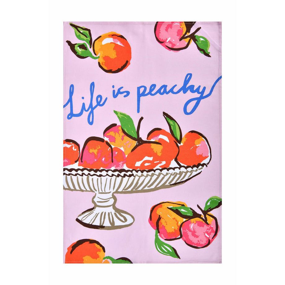 Ulster Weavers Summer Fruits Cotton Tea Towel - Peach