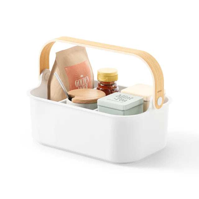 Umbra Bellwood Storage Bin / Medium - White Natural