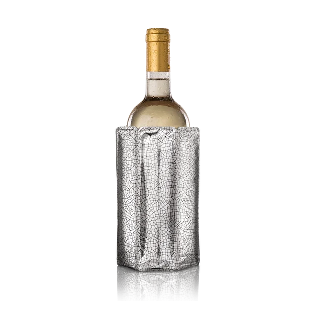 Vacu Vin Wine Cooler Sleeve - Silver